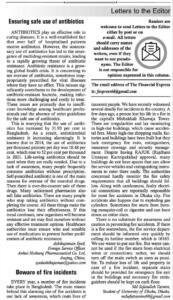 Beware of fire incidents