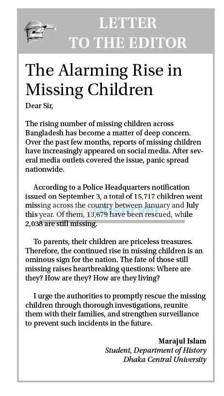 The Alarming Rise in Missing Children