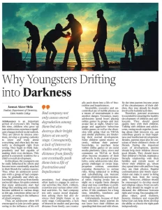 The Toxic Sting of Bad Company: Children and Adolescents are Drifting into Darkness