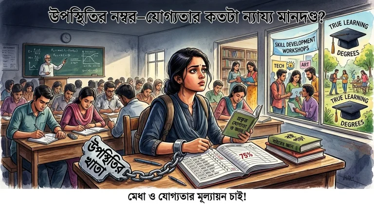 উপস্থিতির নম্বর : যোগ্যতার কতটা ন্যায্য মানদণ্ড