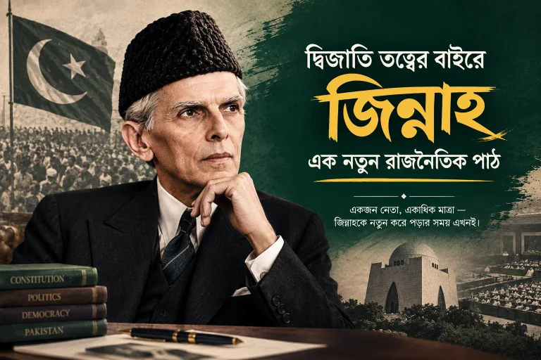 দ্বিজাতি তত্ত্বের বাইরে জিন্নাহ: এক নতুন রাজনৈতিক পাঠ